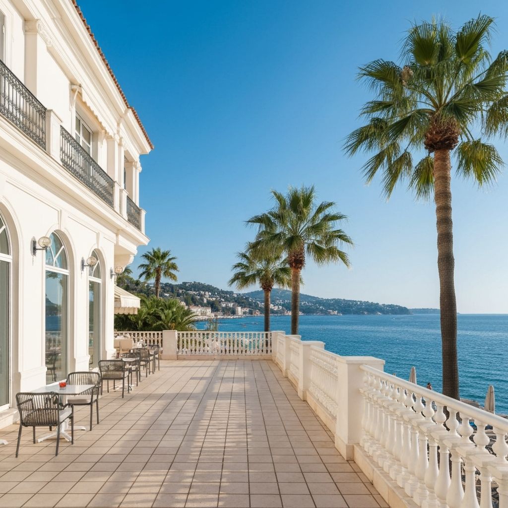 Hôtel de luxe sur la Côte d'Azur